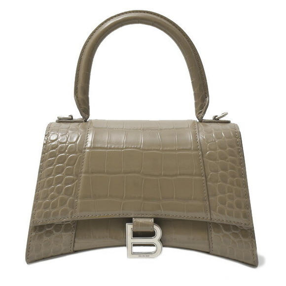 Balenciaga Brown Small Shoulder Hourglass Calf Bag - Picture 1 of 8